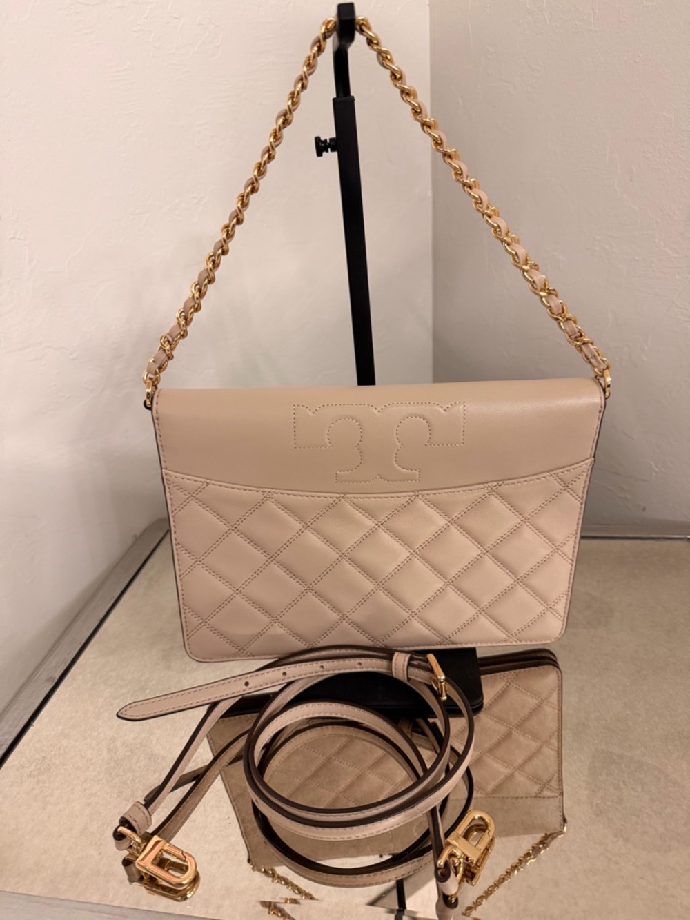 Tory Burch Savannah quilted leather crossbody Bag